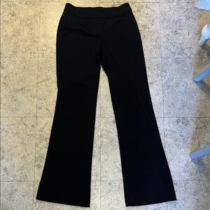 New York & Company Ponte Flare Midrise Black Women's Pants - size XS